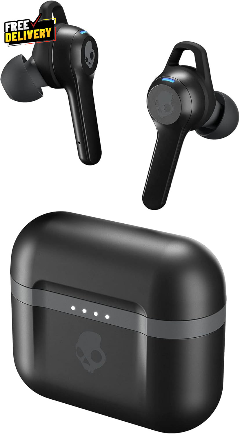 Indy Evo XT Wireless In-Ear Earbuds 30Hr Battery Mic Bluetooth Black
