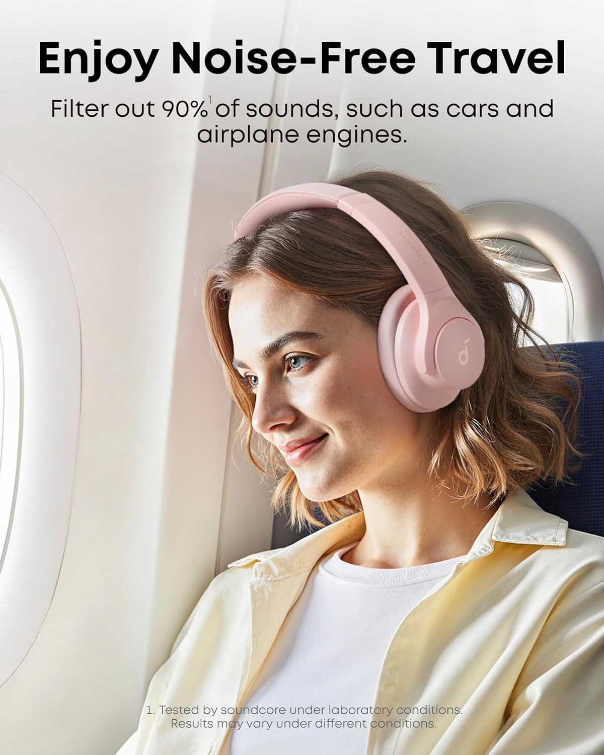 Soundcore by Anker Q20i Hybrid Active Noise Cancelling Headphones, Wireless Over