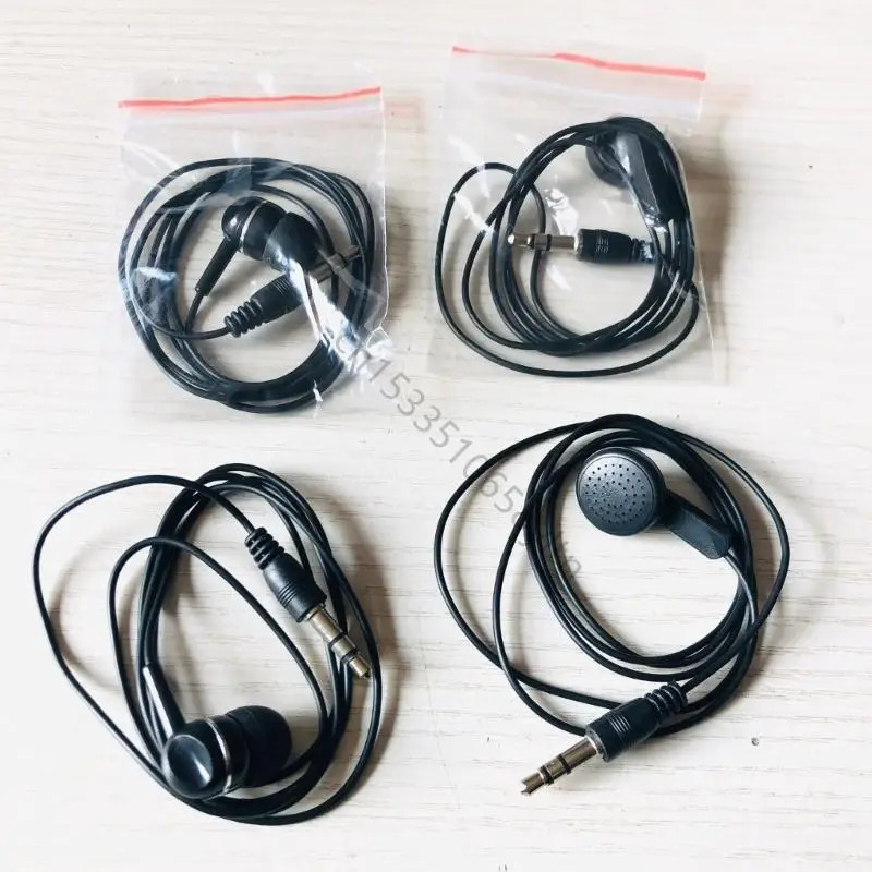 3.5mm Single Side In Ear Earphone Earbud Headsets for Mobile Phone Tablets PC