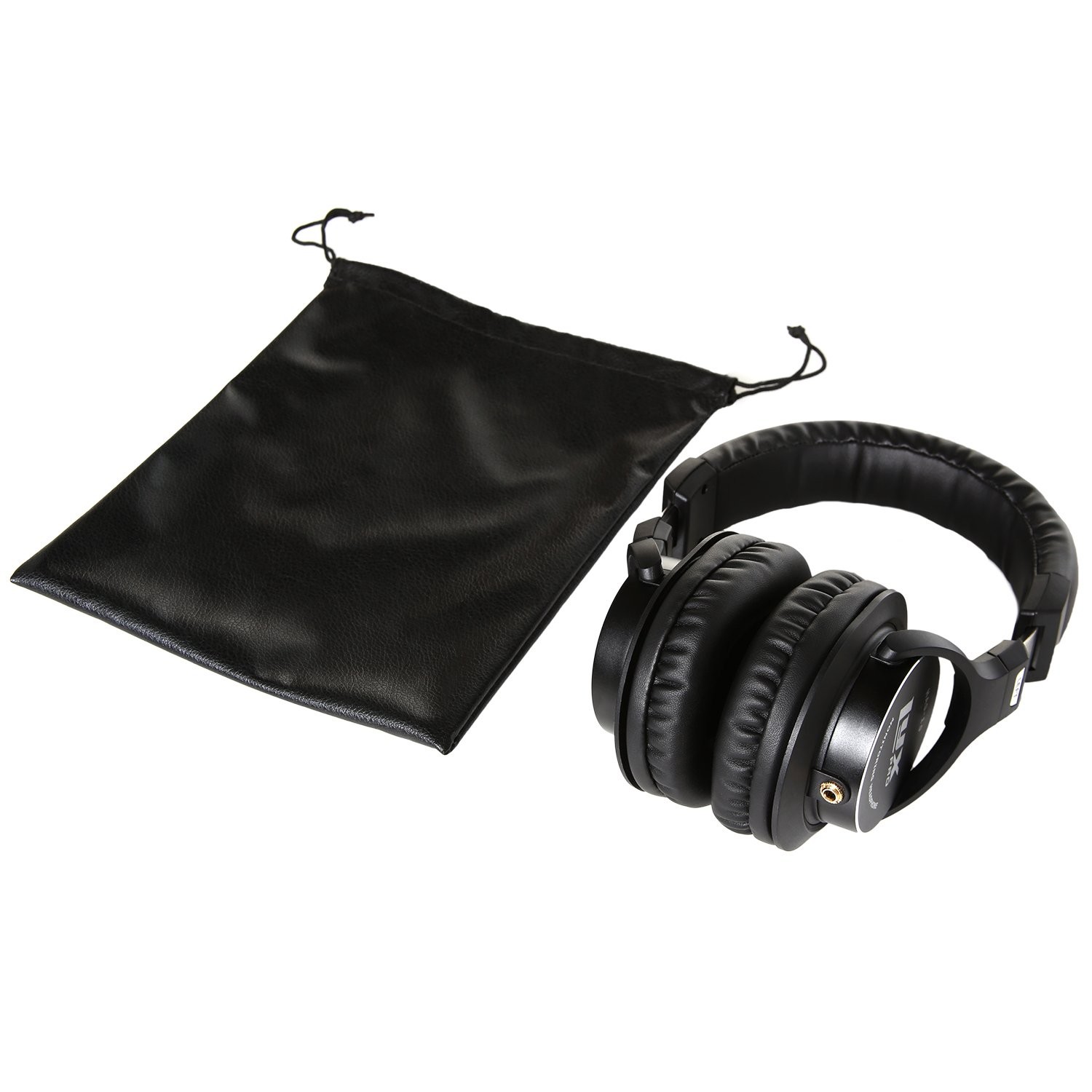 LyxPro HAS-15 Studio Headphones Closed-Back Over Ear with Detachable Cables