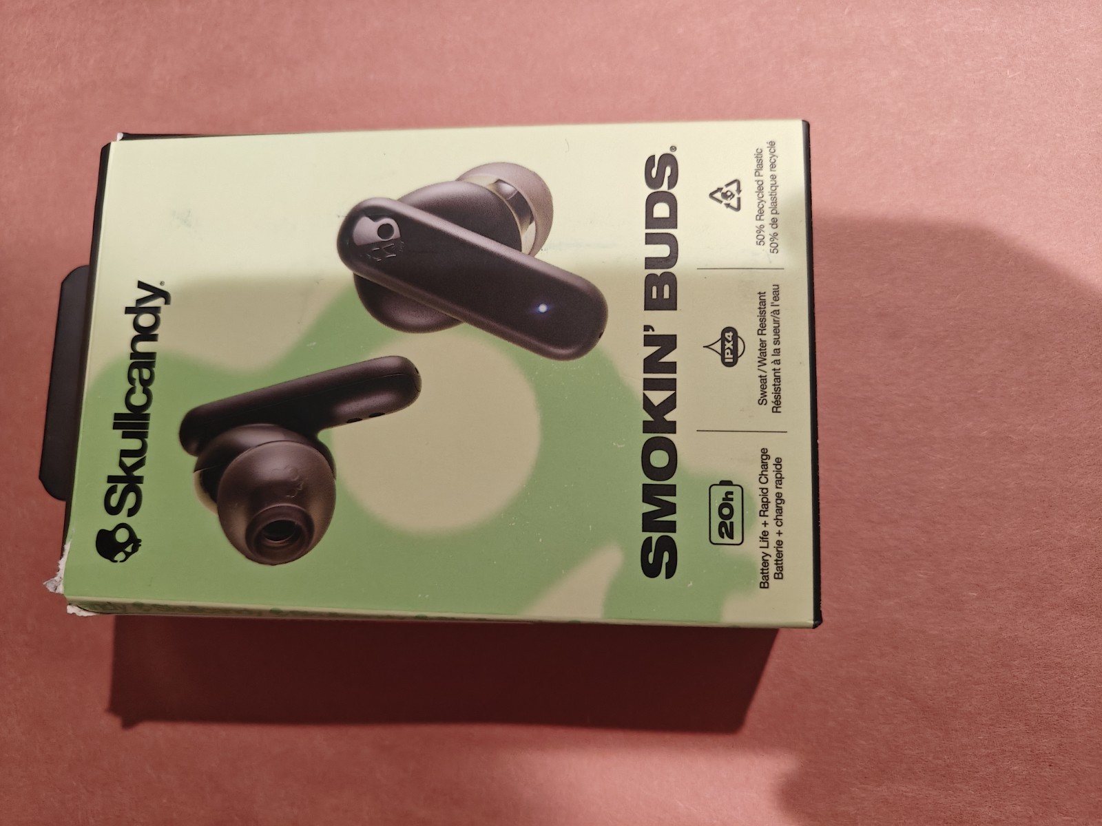 Skullcandy S2TAW-R740 Smokin’ Buds True Wireless Bluetooth Earbuds True Black