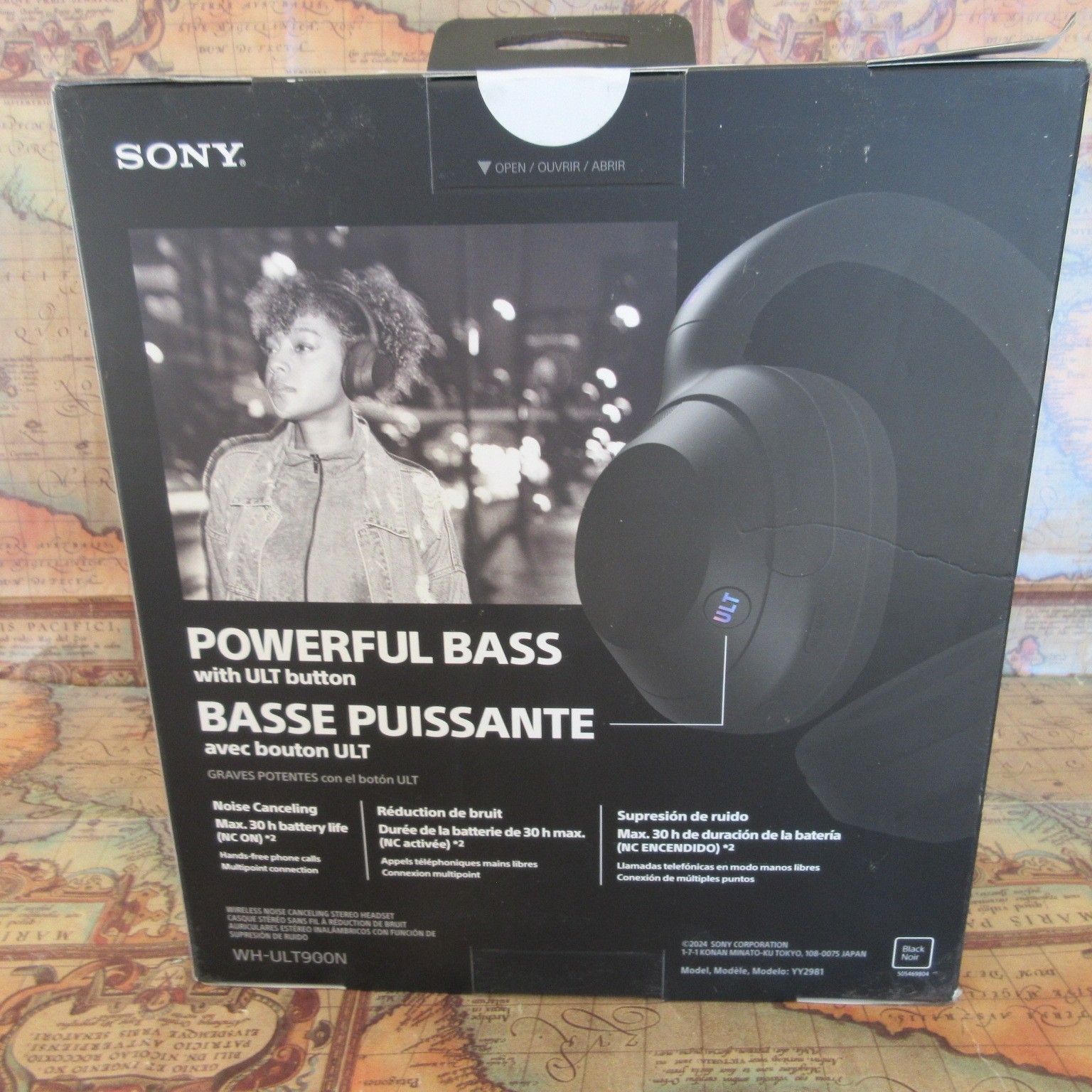 Sony ULT WEAR Wireless Noise Canceling Headphones – Black WHULT900N/B