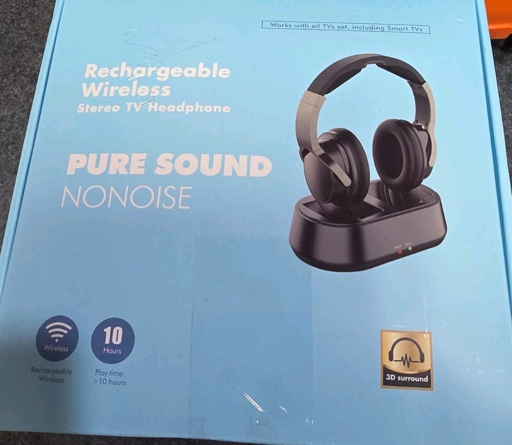 Wireless Headphones for TV, TV Headphones Wireless for Seniors with Easy Setup