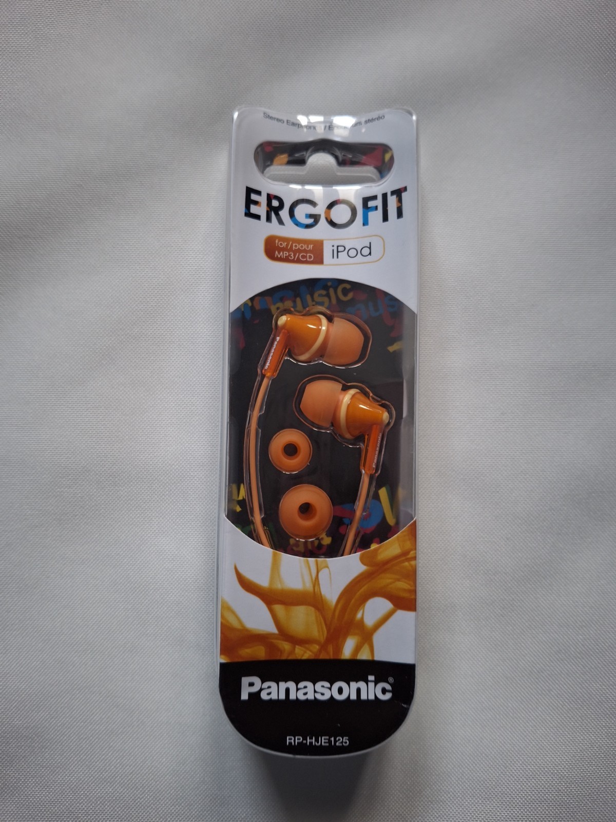 Panasonic RP-HJE125 Ergofit In-Ear Headphones Earphones Earbuds