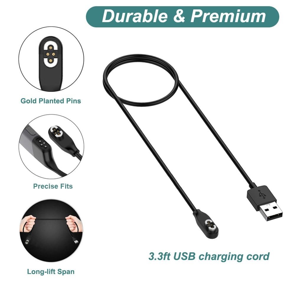 Magnetic Charging Cable for OpenSwim Pro S710, 3.3ft/1m, Bone Conduction Headpho