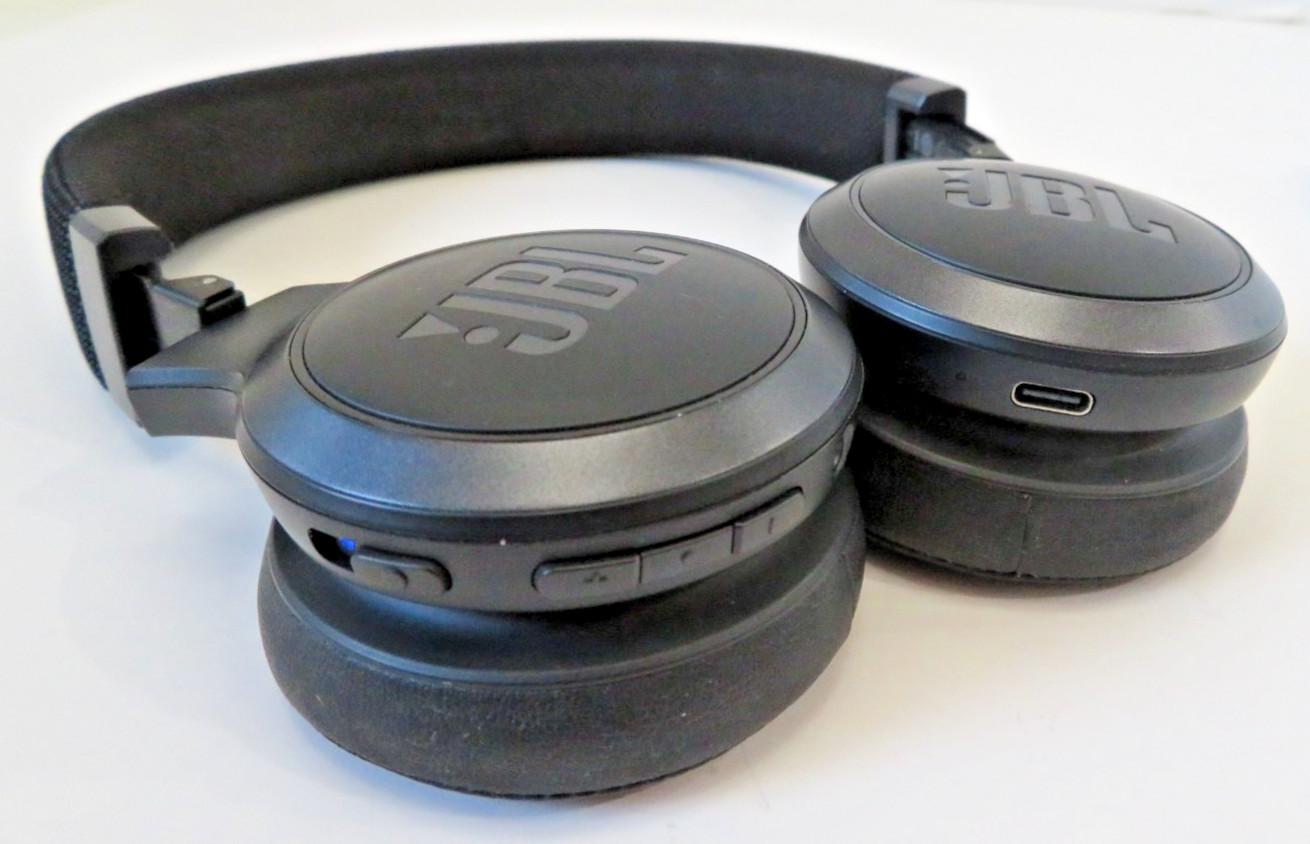 JBL Live 460NC Noise Cancelling Bluetooth Headphones Black Alexa Voice Assistant