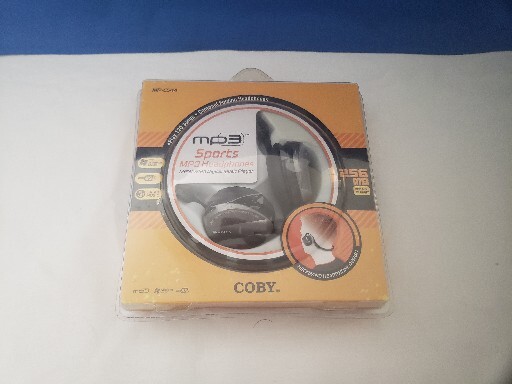 Vintage Coby MP3 Sports Headphones MP-C544 256 MB New Sealed