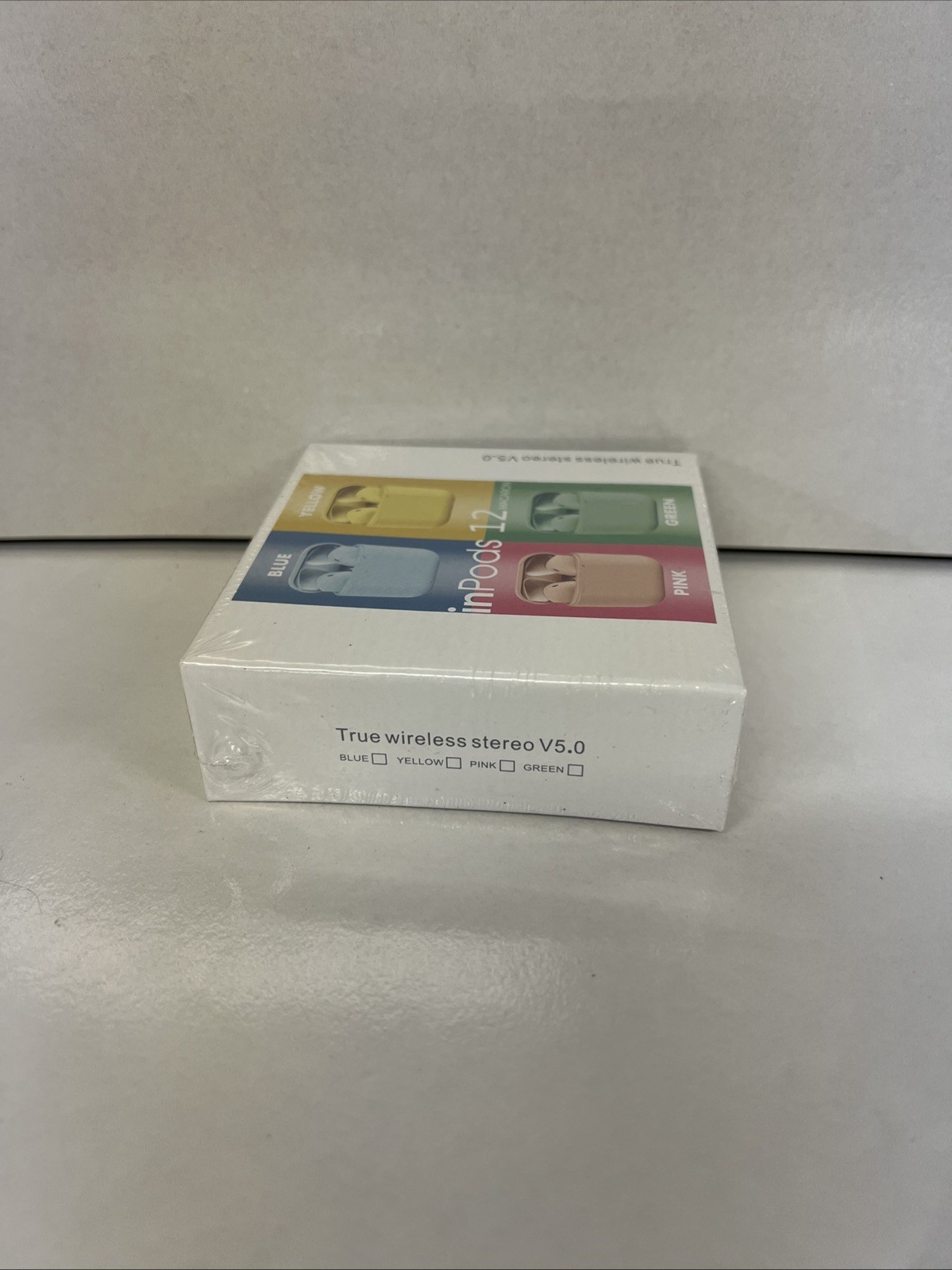 inPods 12 simple “True Wireless Stereo V5.0” Bluetooth Earbuds Green & Sealed