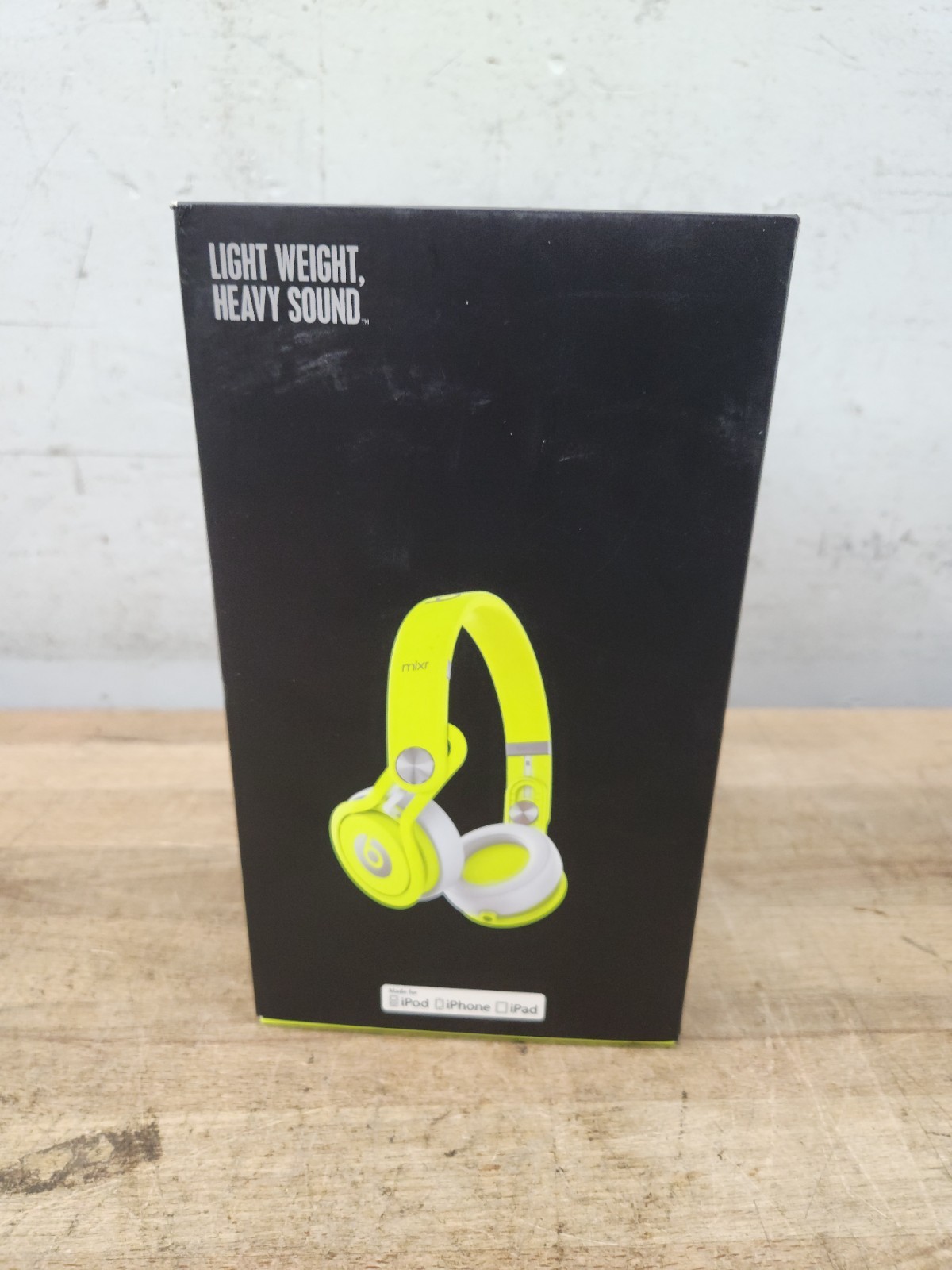 Beats Mixr Mixer Wired Headphones Neon Green Limited Edition David Guetta Rare