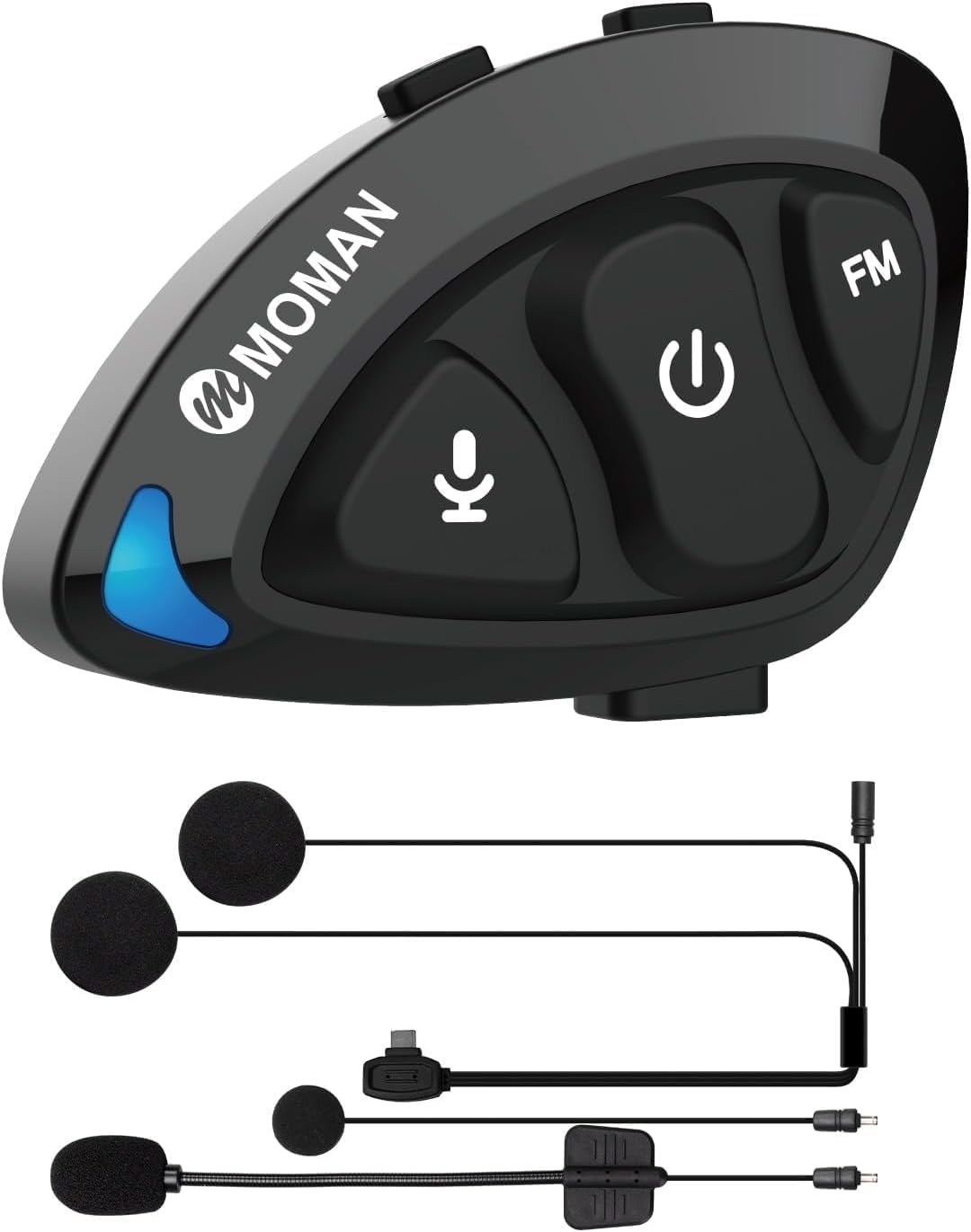 Motorcycle Helmet Headset Speaker, RS-S Motorbike Helmet Headphone HiFi/Noise