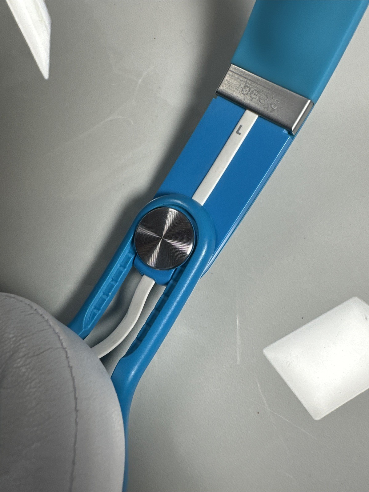 Beats Mix Wired On-Ear Headphones -Neon Blue,Missing Cord