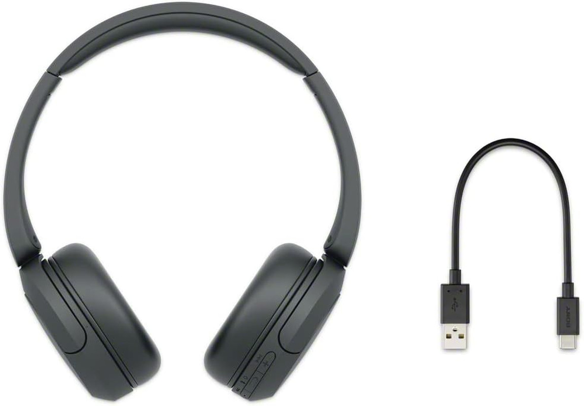 WH-CH520 Wireless Headphones Bluetooth On-Ear Headset with Microphone and up to