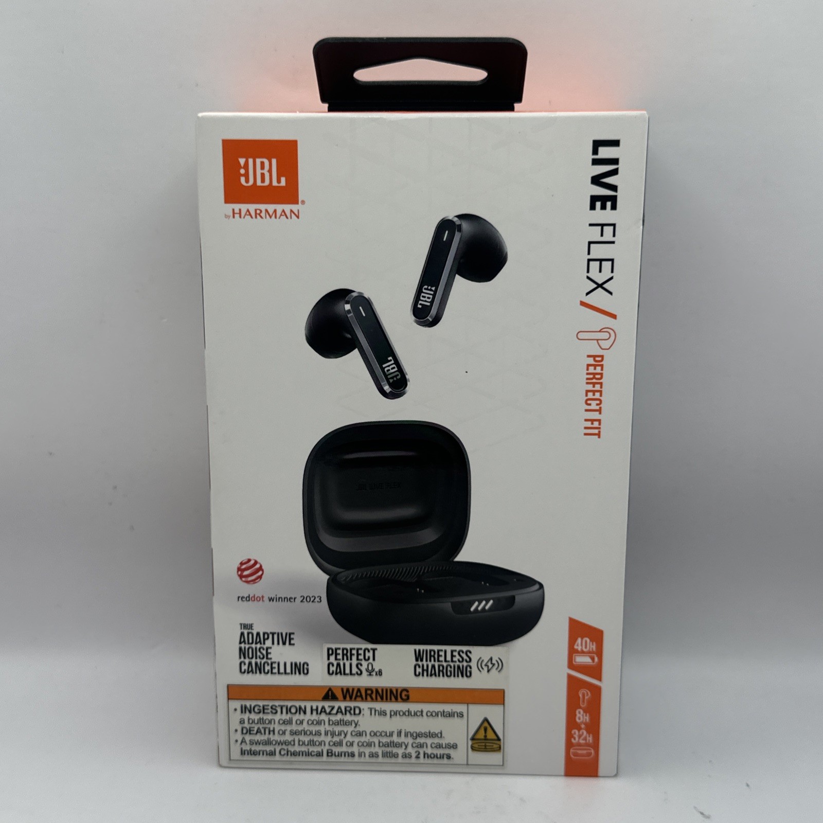 JBL Live Flex Wireless Bluetooth Noise Cancelling Earbuds (New)