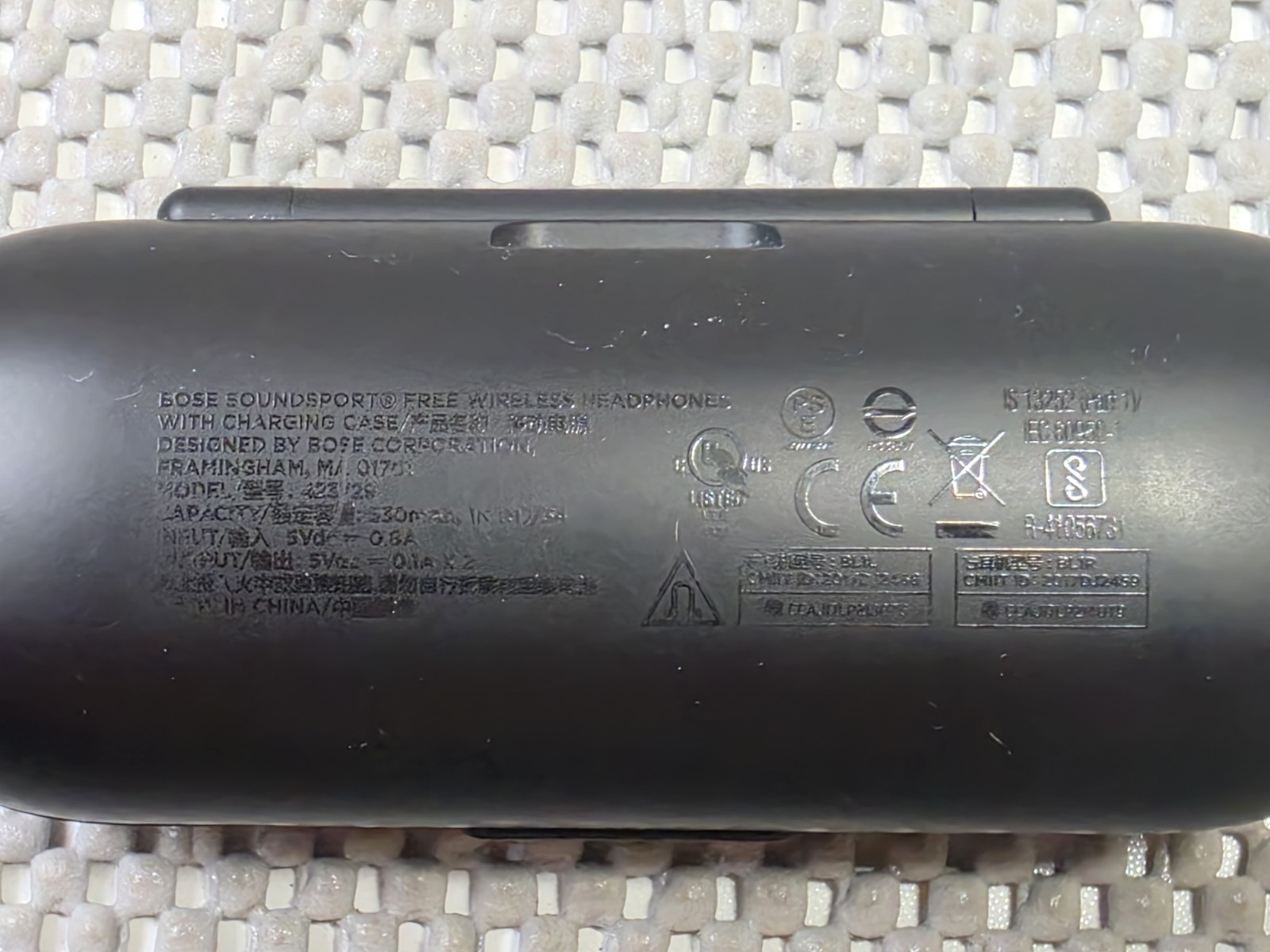Genuine Bose SoundSport Free Wireless Headphones Charging Case W Cable