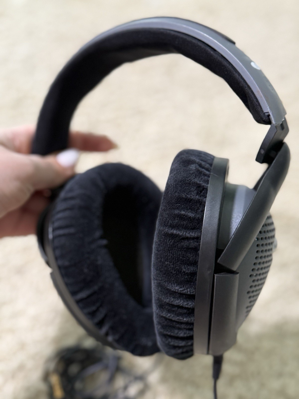 Sennheiser HD 500A Wired Over Ear Headphones Vintage Stereo Headset
