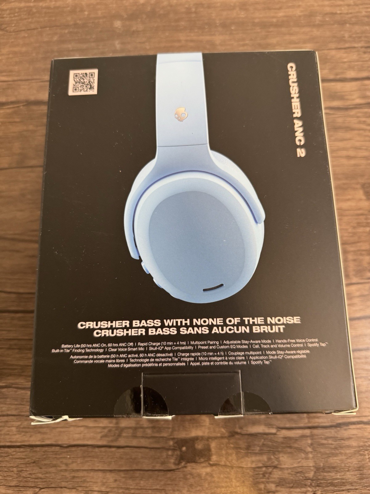 Skullcandy Crusher ANC 2 Hazard Bluetooth Headphones in Preppy Blue New & Sealed