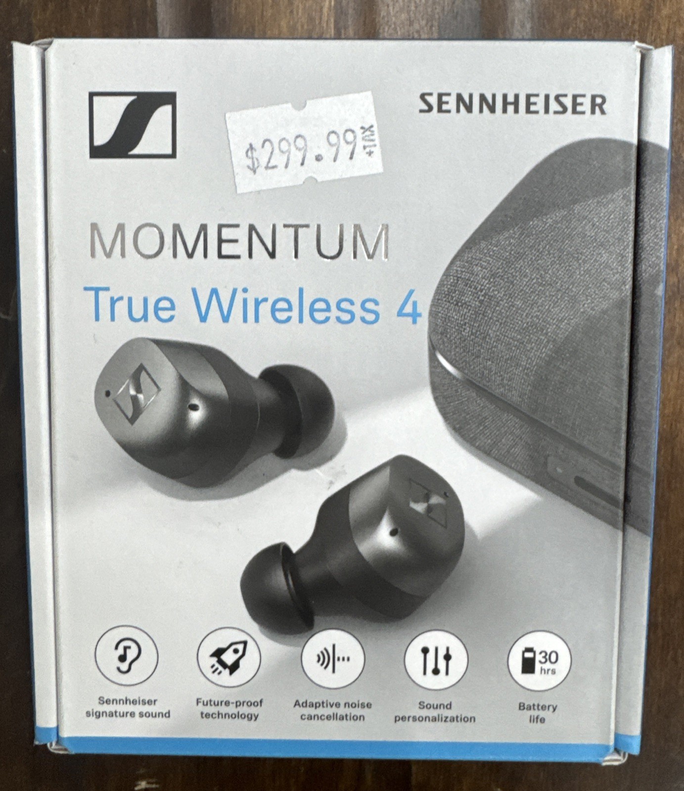 New SENNHEISER Momentum True Wireless Bluetooth Smart Earbuds – Black Graphite