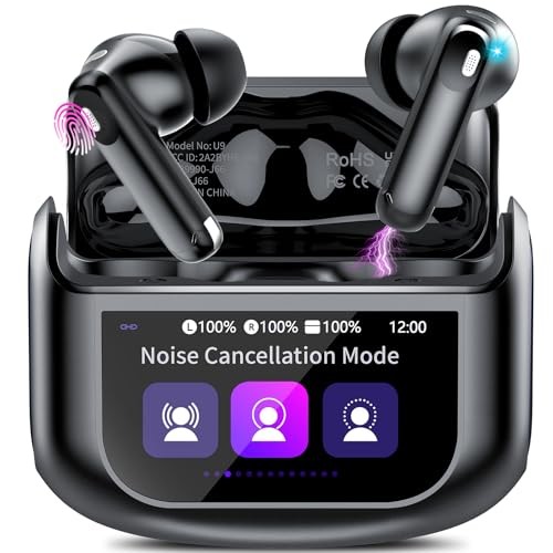 Bluetooth 5.4 Headphones – Multifunctional – Dark Black – Wireless Earbuds