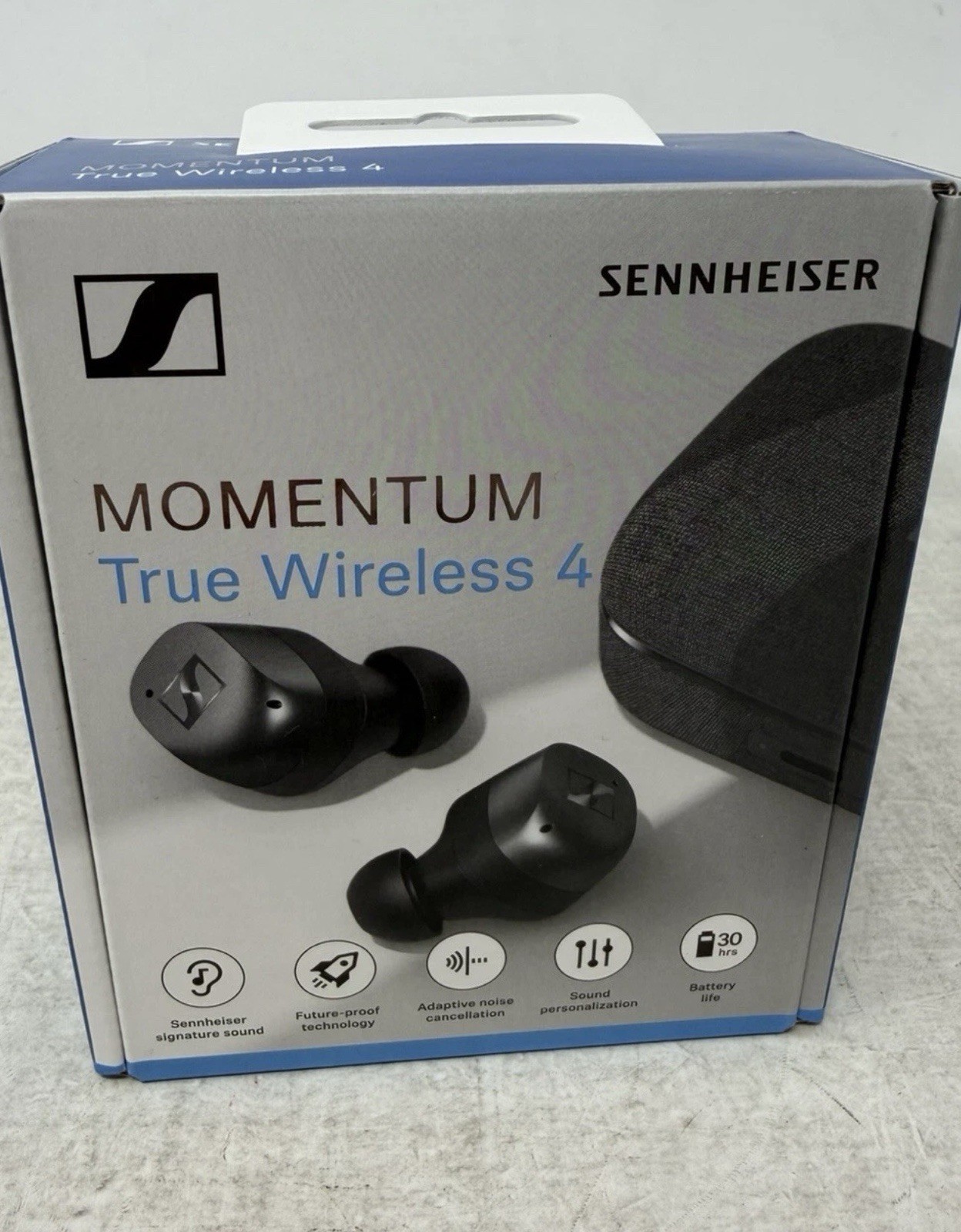 Sennheiser Momentum True Wireless 4 Noise Cancelling In-Ear Earbuds Black