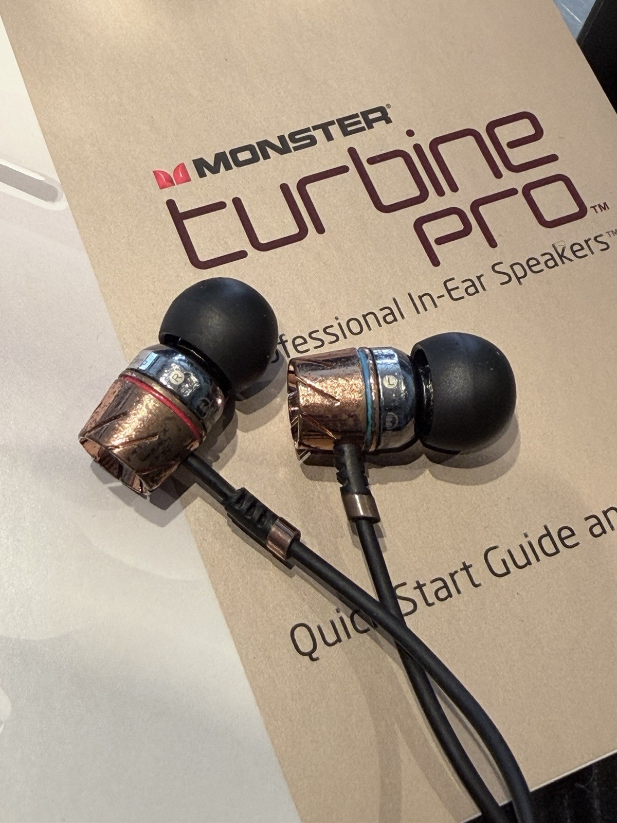 Monster Turbine Pro Copper Edition Professional In Ear Speakers – USED