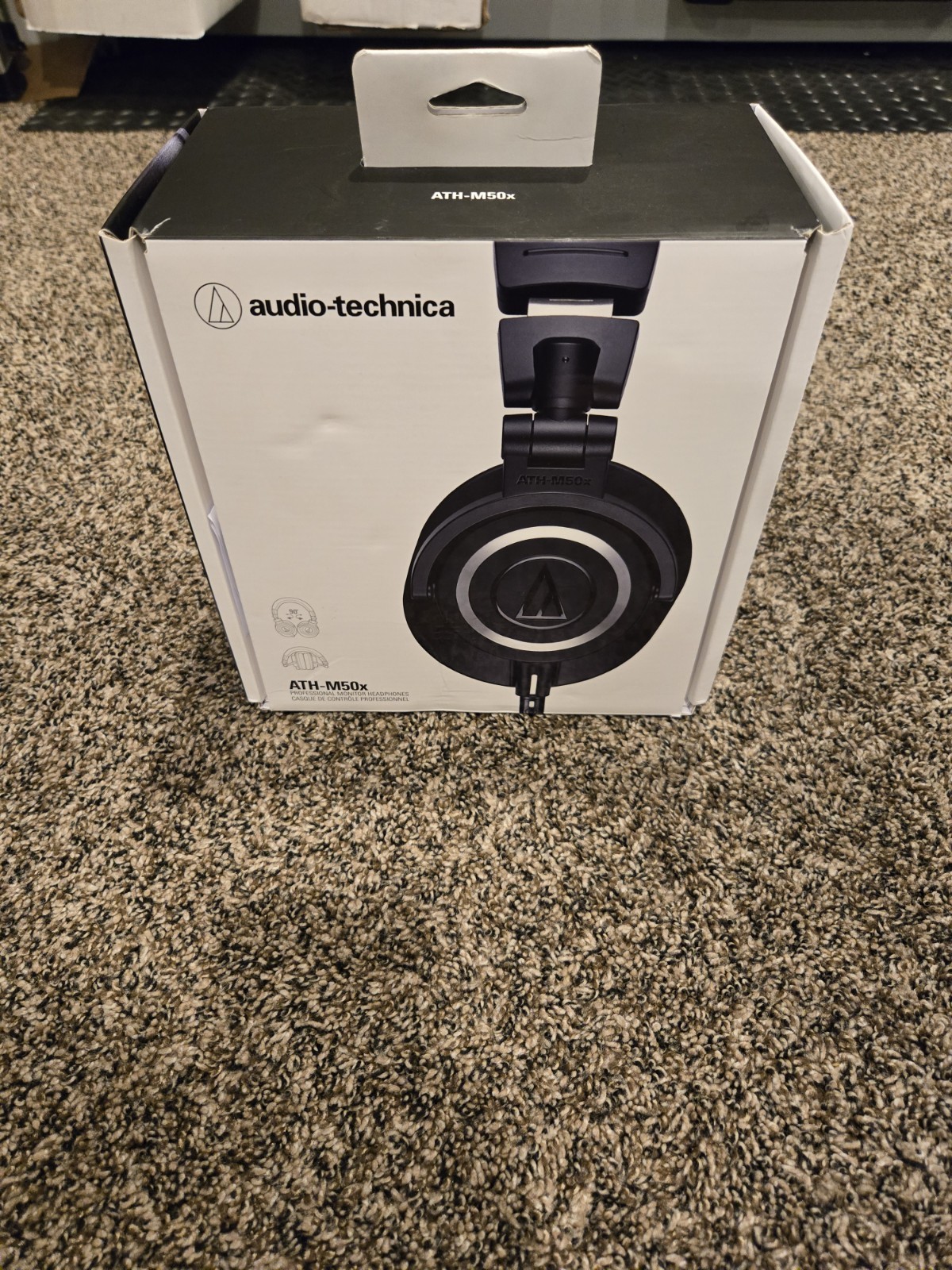 Audio-Technica ATH-M50x Professional Monitor Headphones Black Wired Studio DJ