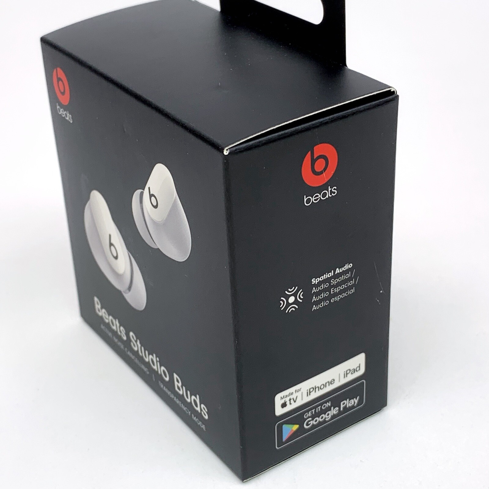 Beats Studio Buds True Wireless Noise Cancelling Earphones White MJ4Y3LL/A NEW