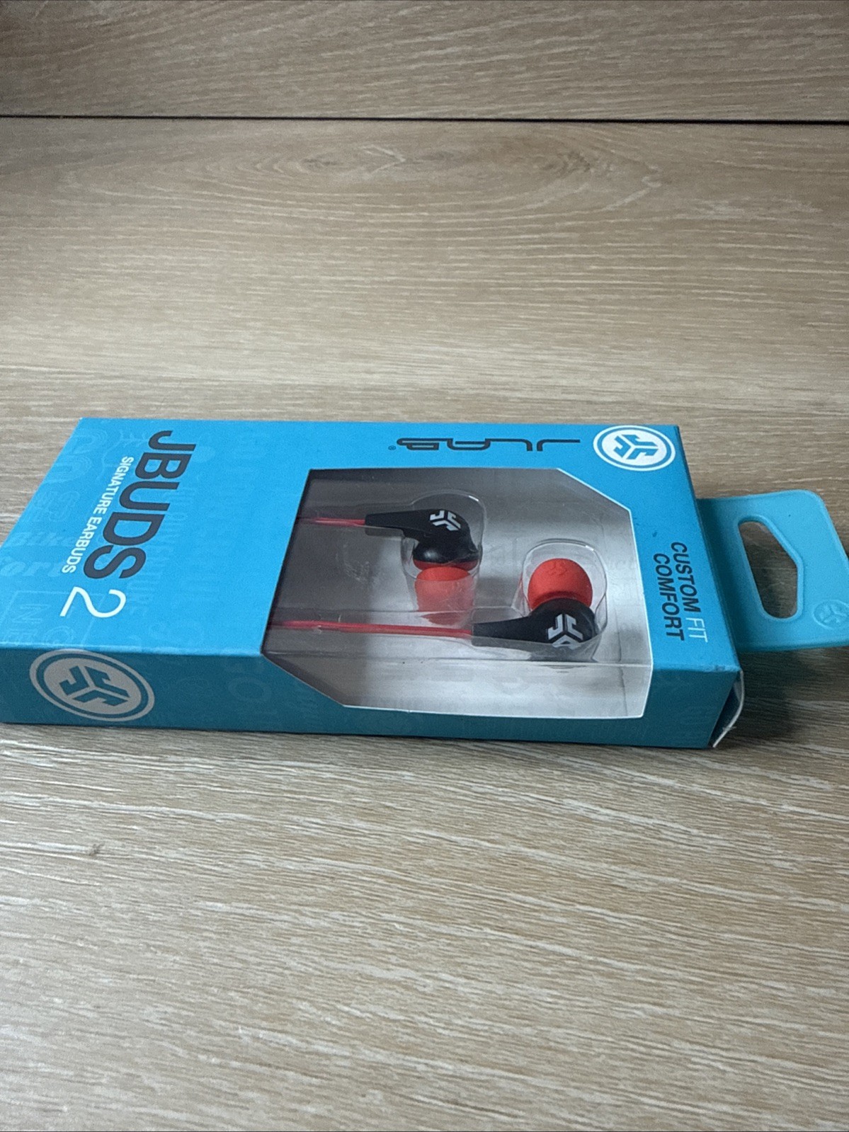 JLAB Jbuds 2 Signature Earbuds Custom Fit Natural Comfort Ultimate Sound RED NEW