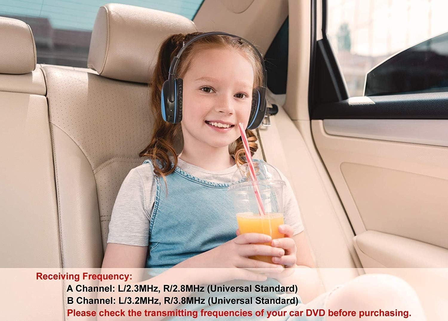 Dynamic Driver On-Ear Headphones for Kids, Foldable Design and Media Control