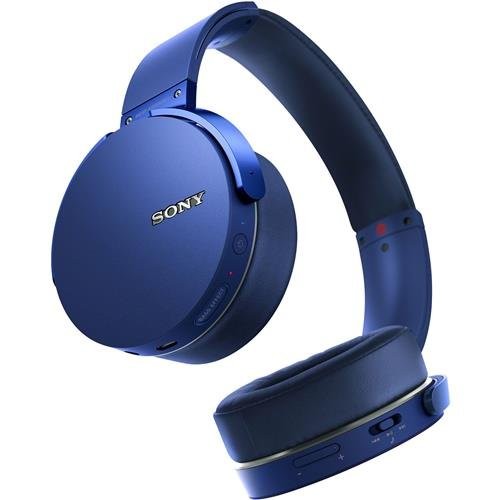 Sony MDR-XB950B1 Extra Bass Bluetooth Wireless Over-Ear Headphones Blue