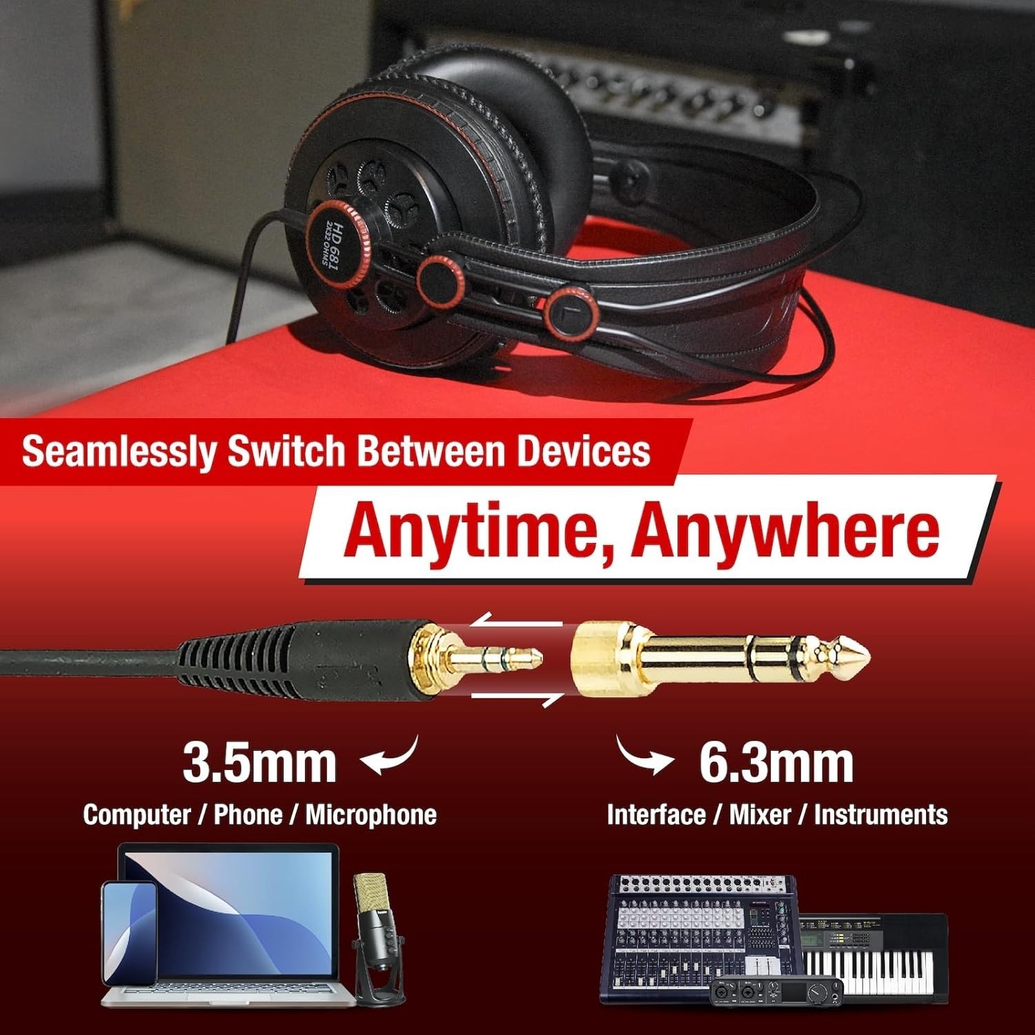 HD681: Clear Highs & Deep Bass, Ideal for Classical Music