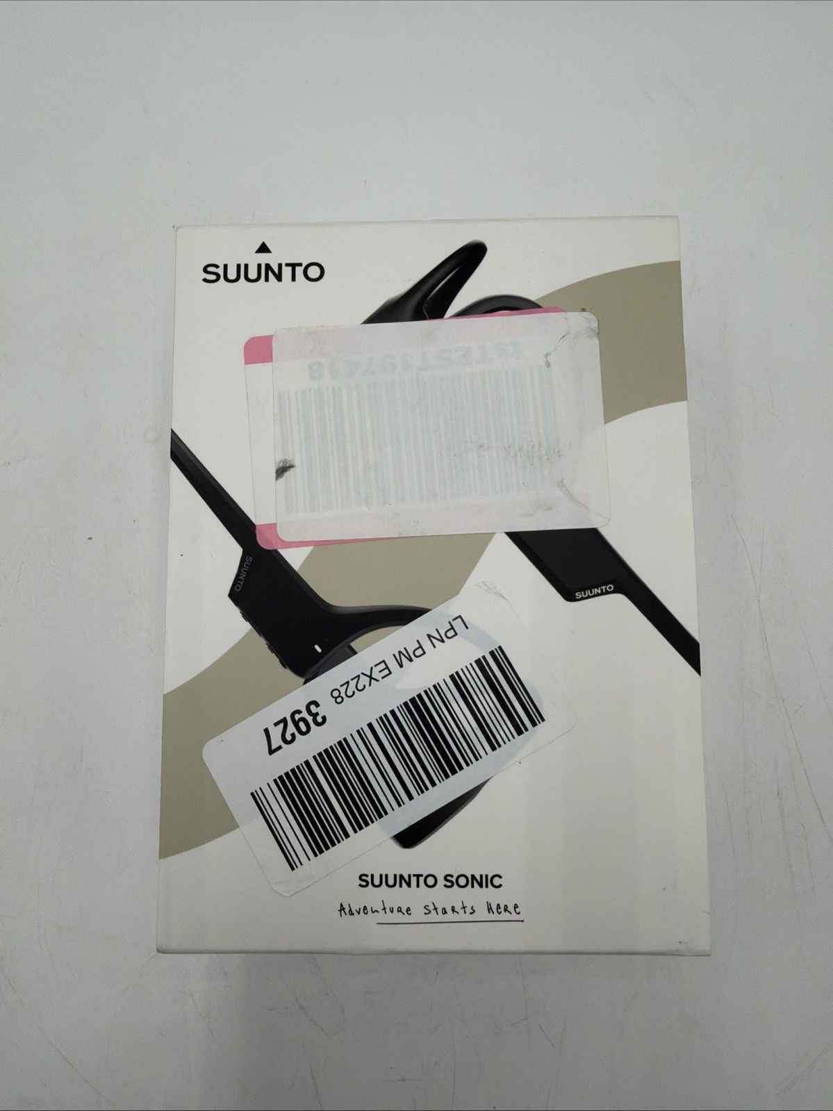 SUUNTO Sonic Open-Ear Bone Conduction Sports Headphone Black with Power Bank