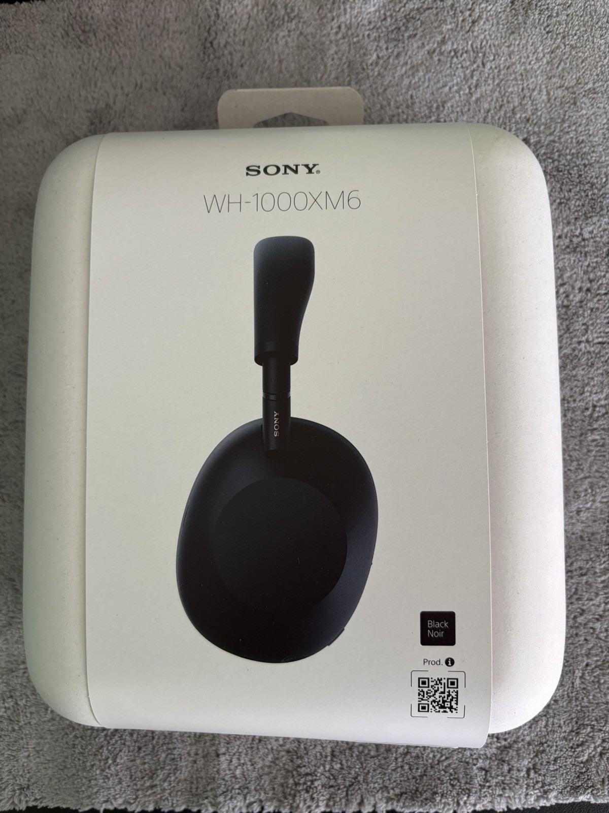 Sony WH-1000XM6 Wireless Over-Ear Noise-Canceling Bluetooth Headphones Black