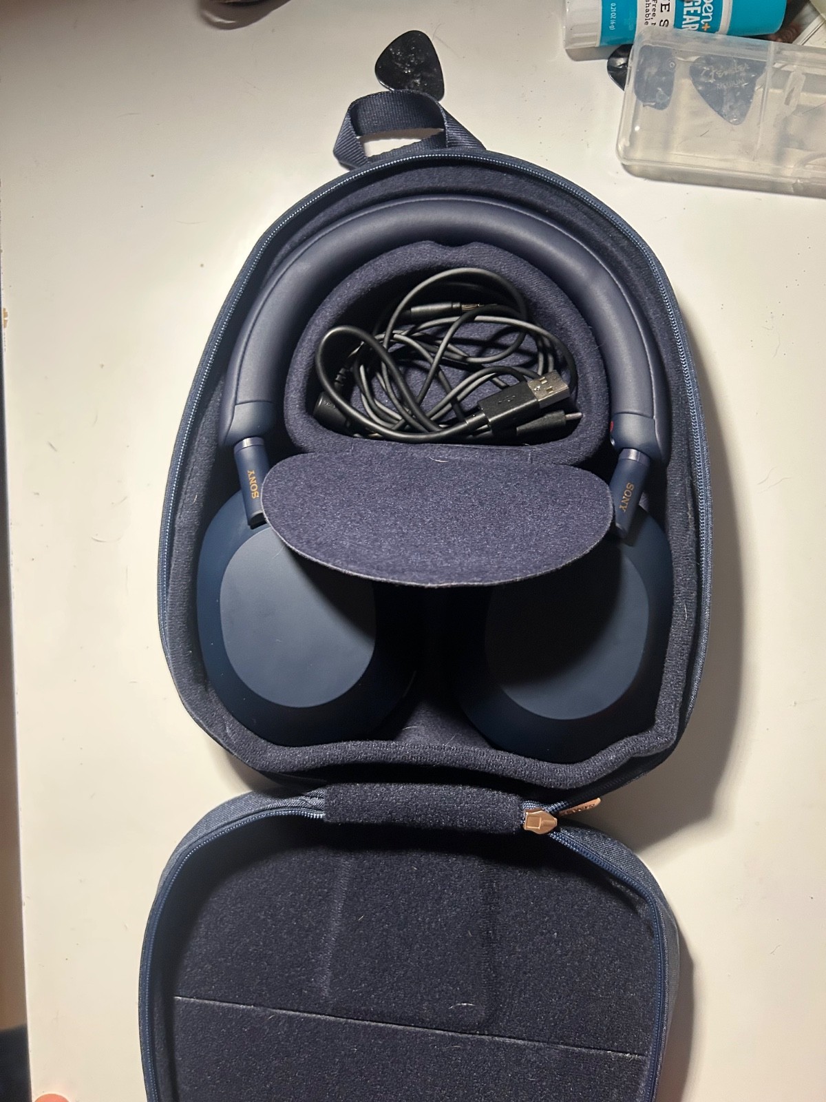 Sony WH1000XM5/L Wireless Bluetooth Over-Ear Headphones – Blue