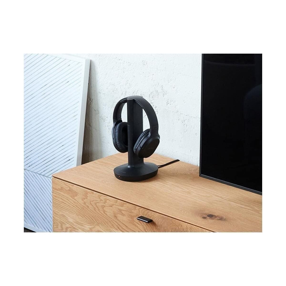Sony RF400 Wireless Home Theater Headphones for Watching TV (WHRF400), Black,…