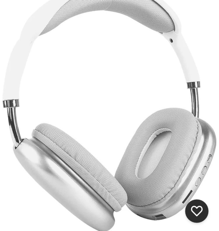 New P9 PRO MAX Headphones Noise Cancelling Bluetooth Earphones White