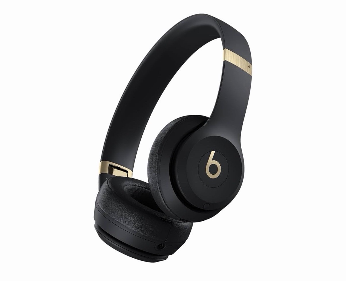 Gold-Black Beats Solo 4 – Wireless Bluetooth On-Ear Headphones (Brand New)