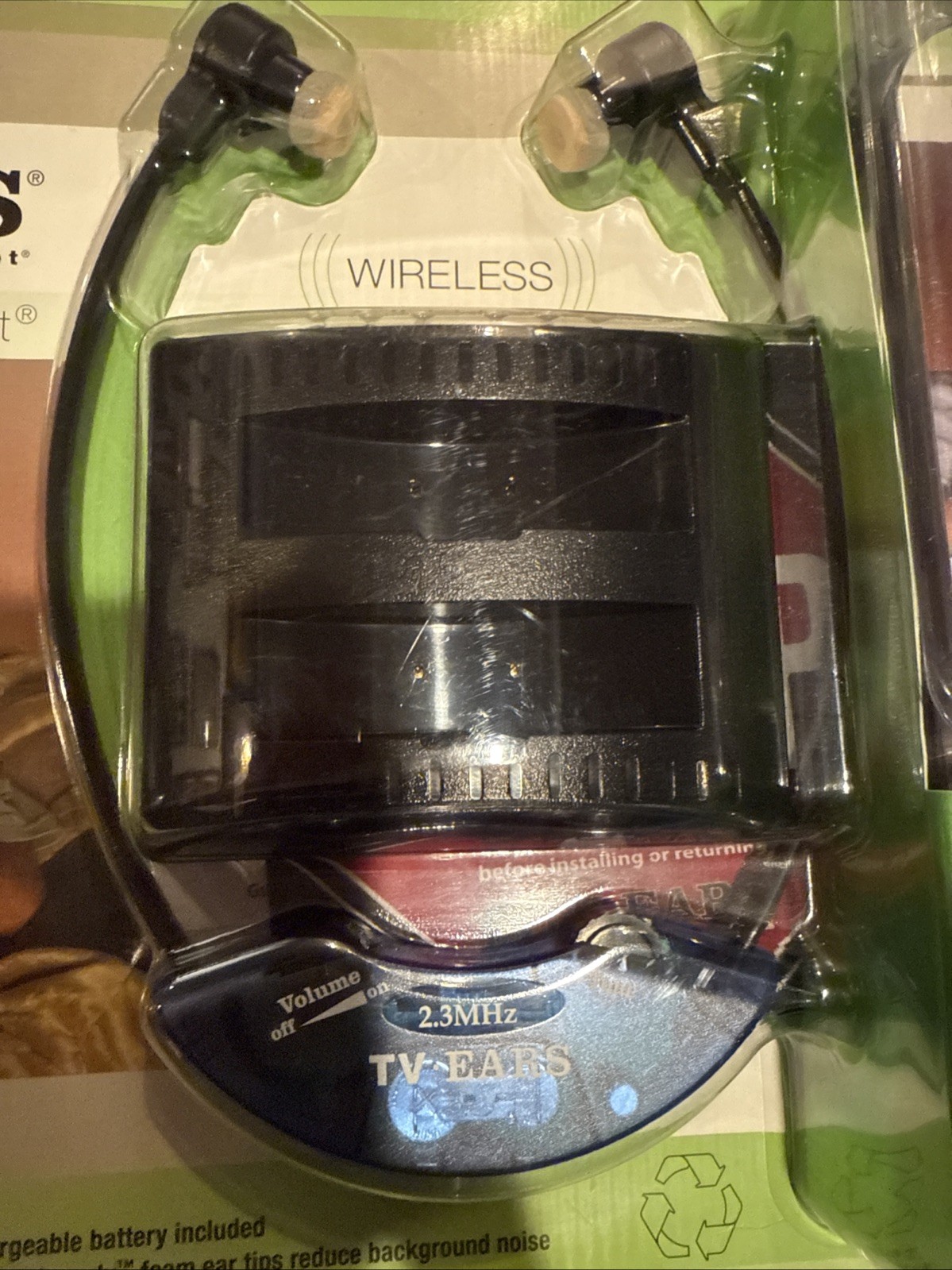 TV EARS Wireless Noise Reduction Headset New In Box