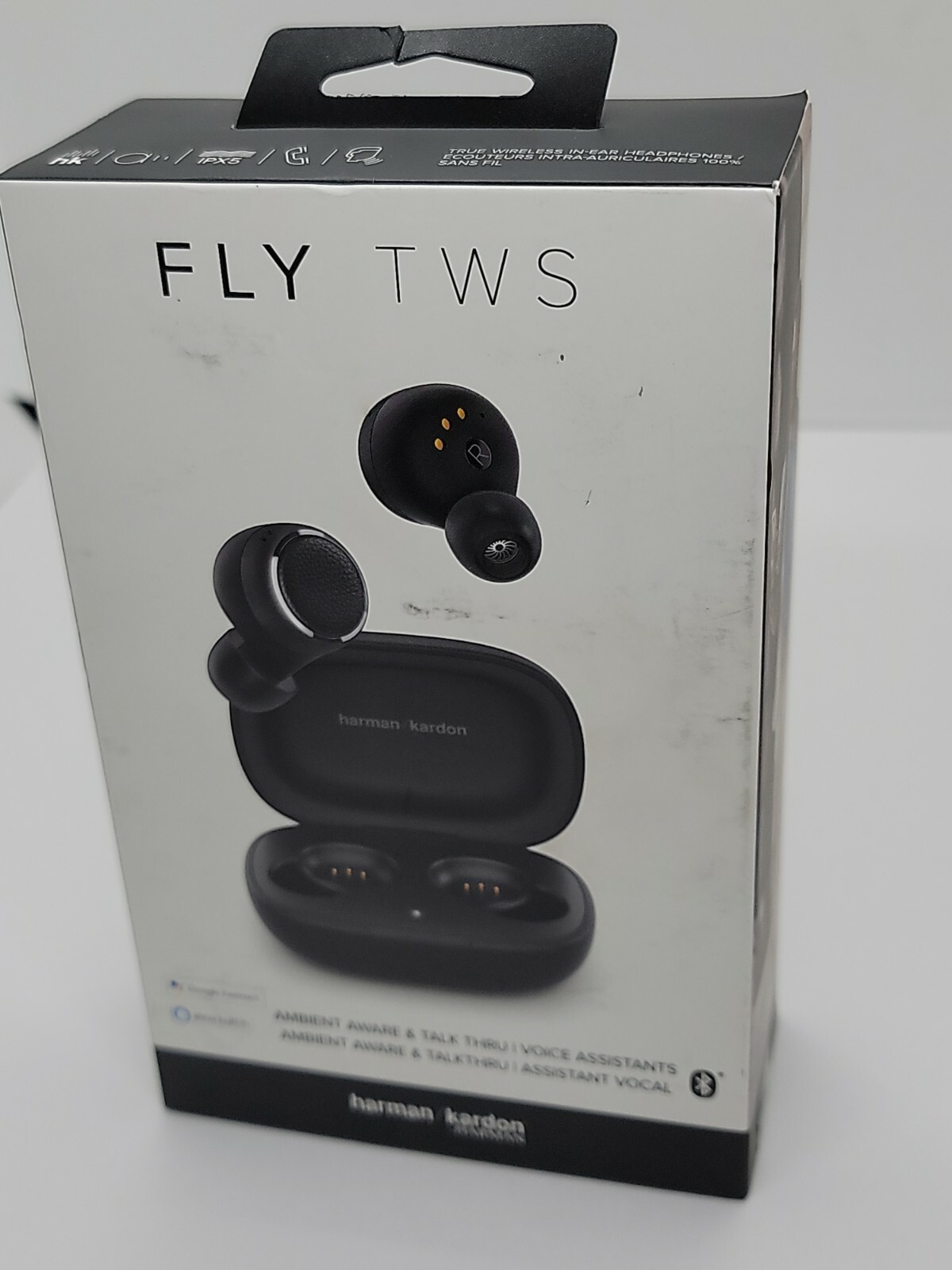 GENUINE Harman Kardon Fly TWS True Wireless In-Ear Headphones Black – OPEN BOX
