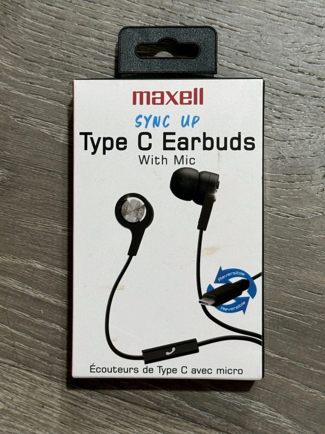 Maxell Type C Earbuds With Mic