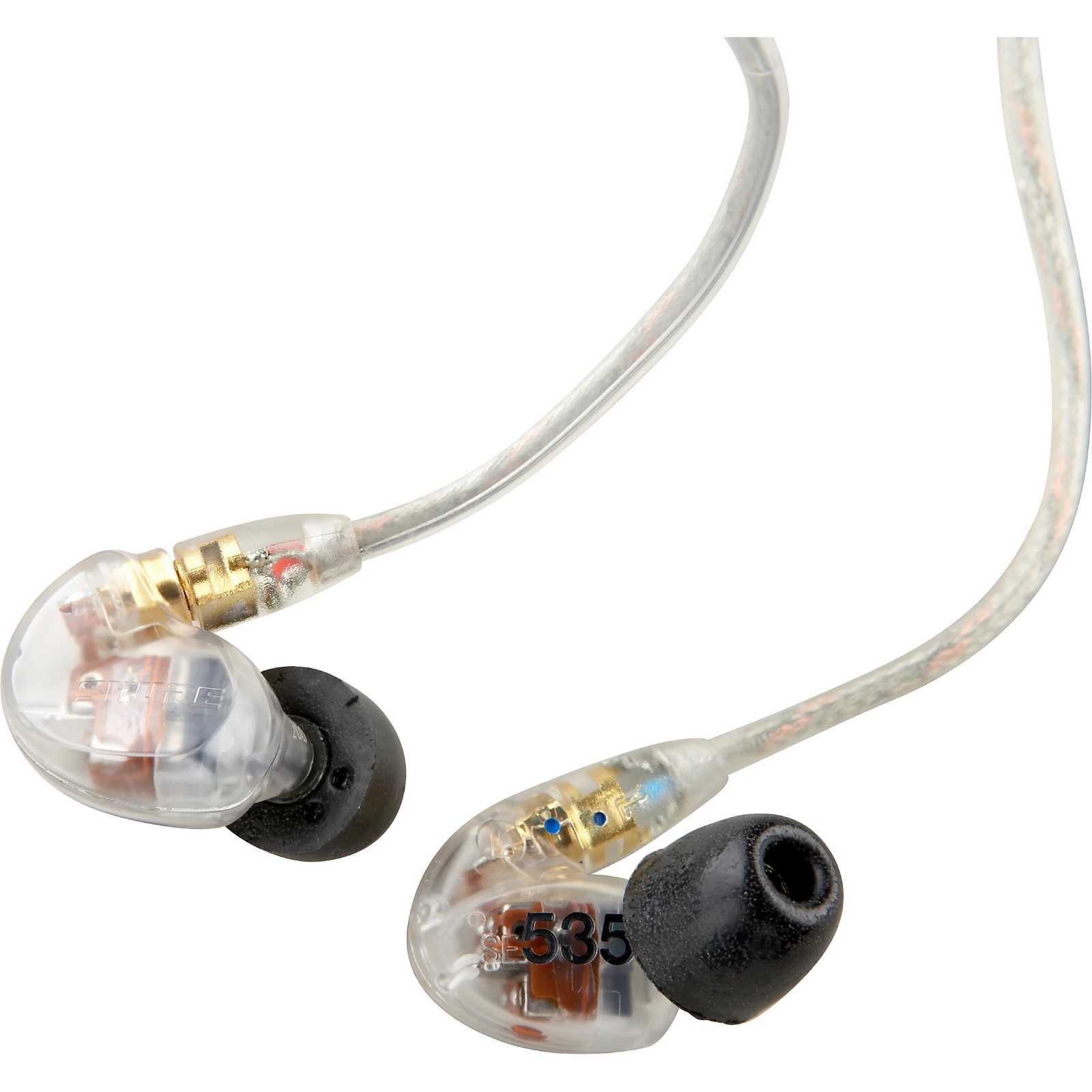 Shure SE535 Triple Driver In-Ear Monitors, Clear