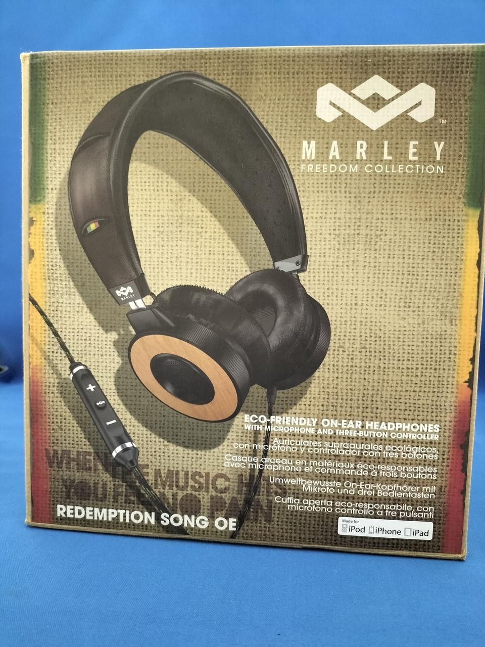 HOUSE OF MARLEY EM-FH023-HAA Wired Headphones Eco-Friendly Design