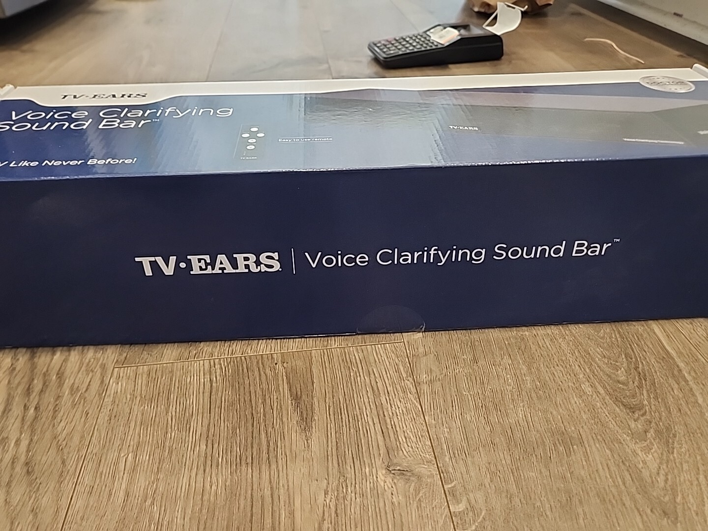 TV•Ears® Voice Clarifying TV Sound Bar OPEN BOX NEW TV EARS WITH REMOTE