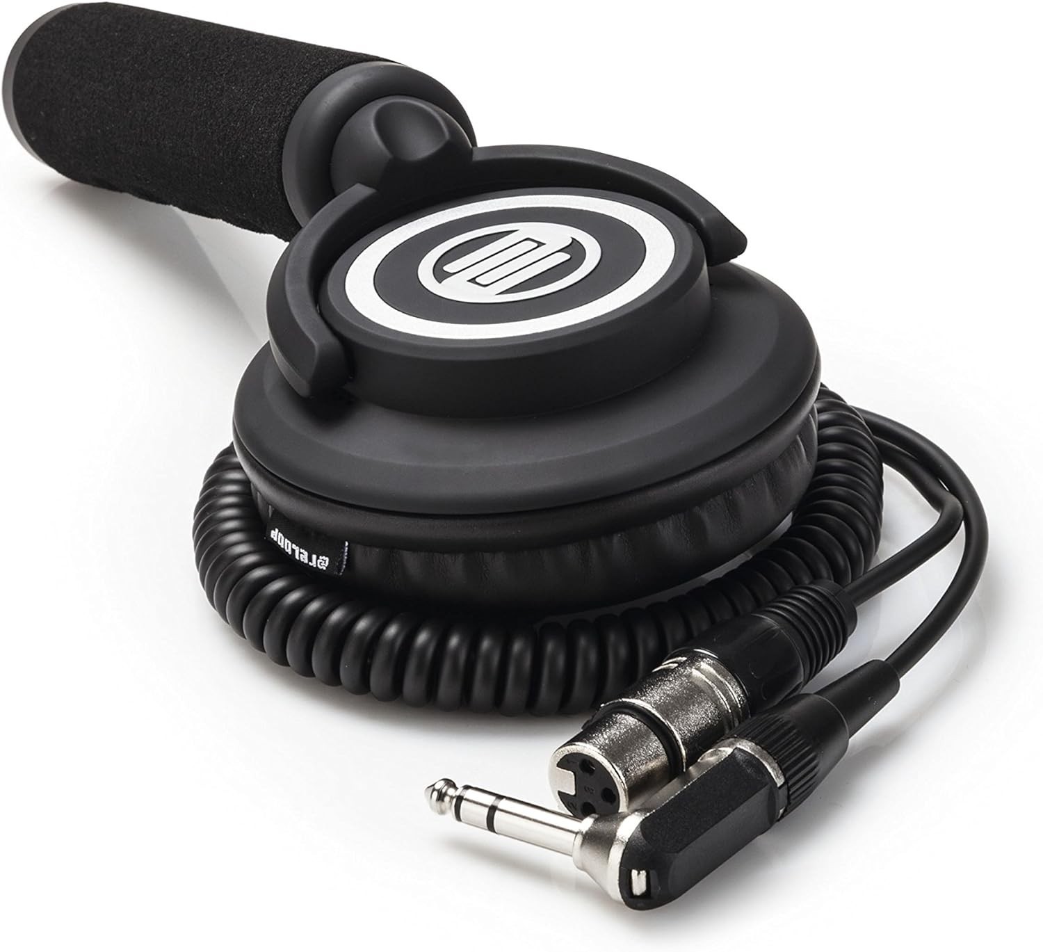 Wired DJ Headphone: RHP-10 Mono, 50mm Driver, XLR, Sound Isolation, Faux Leather