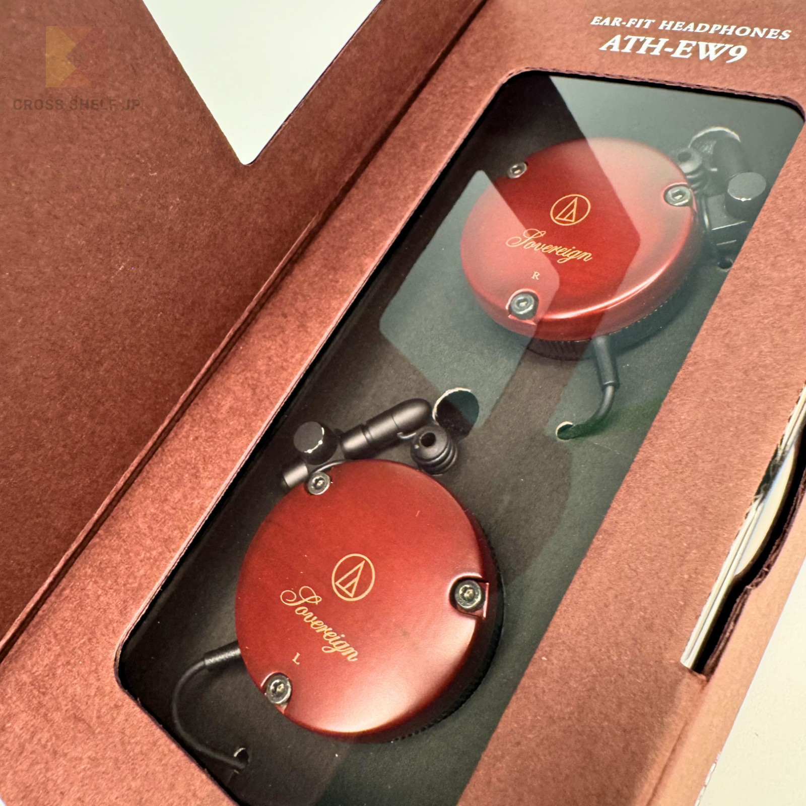 Audio Technica ATH-EW9 Wood Ear Fit Clip-On Wired Headphones Asada Cherry Japan