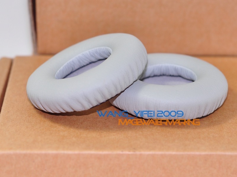 Hoar offwhite Protein Leather Softer Cushion Ear Pad For DNA On Ear Headphone