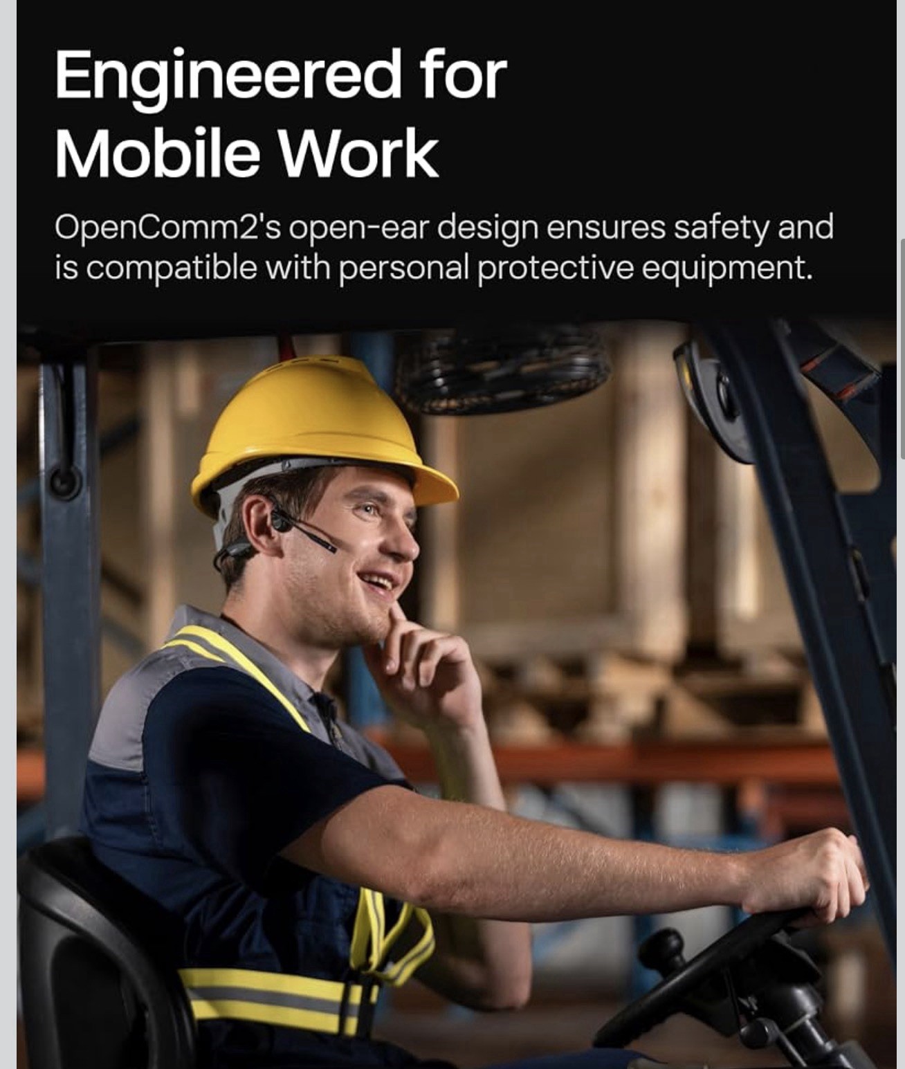 OpenComm2 2025 Upgrade – Open-Ear Bone Conduction Headphones opened box READ!