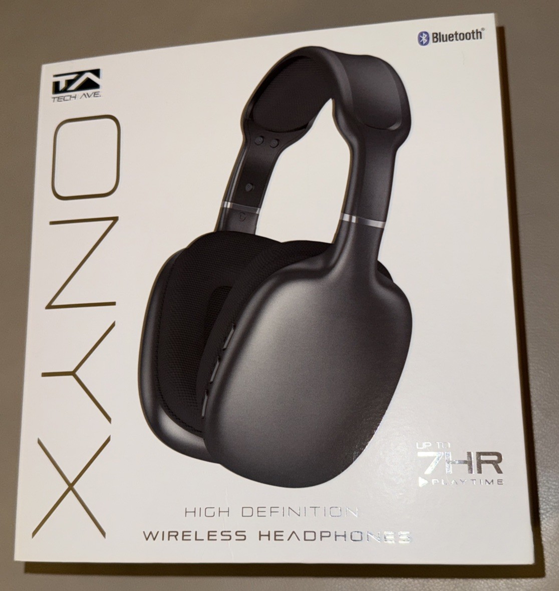 ONYX Bluetooth Wireless Headphones High Definition Up To 7 Hour Playtime Black