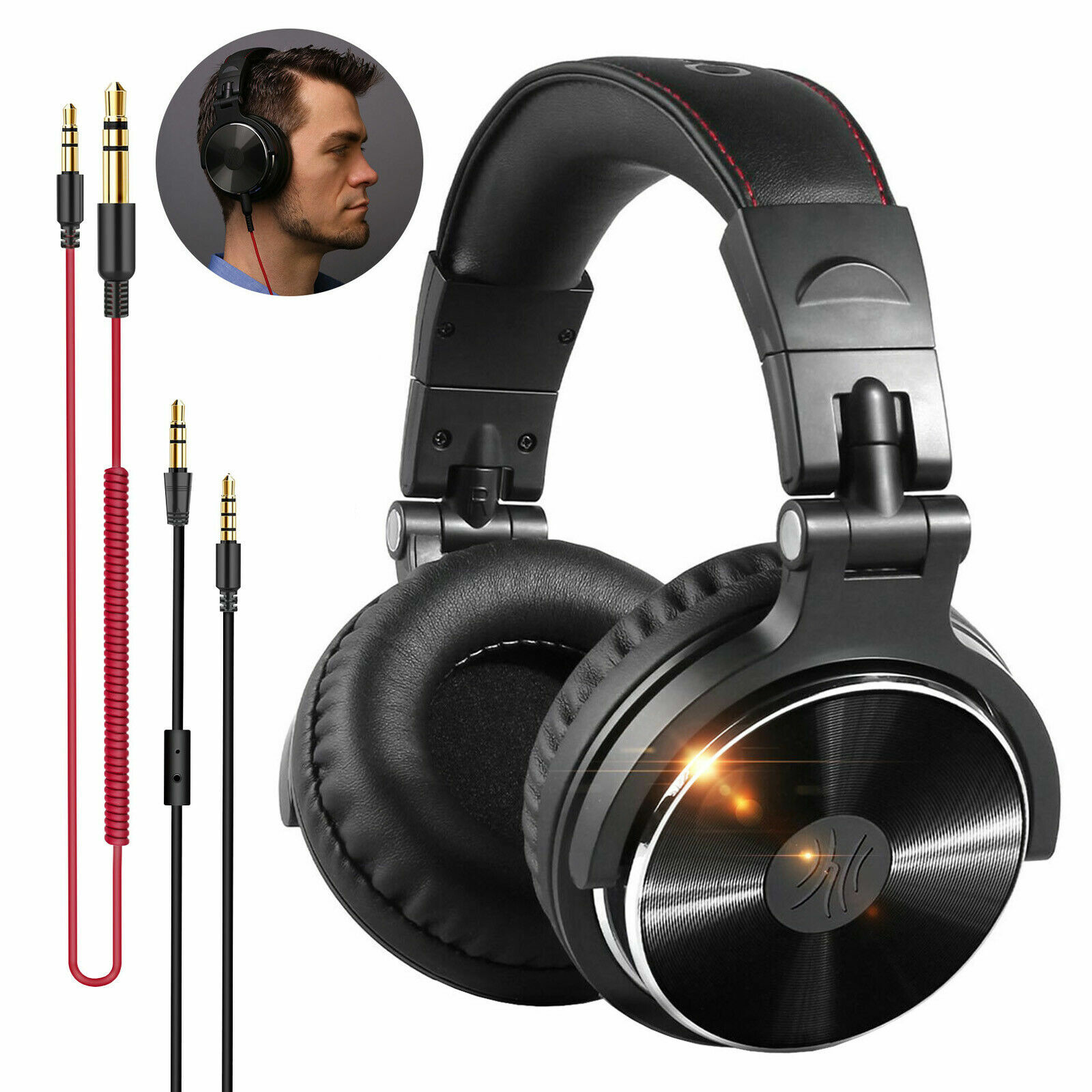 OneOdio Pro-10 Headphones Professional Studio Dynamic Stereo With Microphone