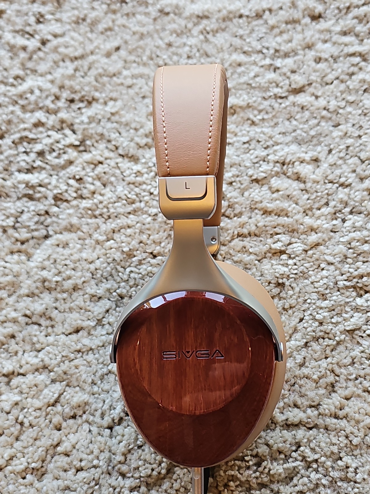 SIVGA SV021 Robin Over-Ear Closed-Back Wood Headphones 50mm HiFi Wired