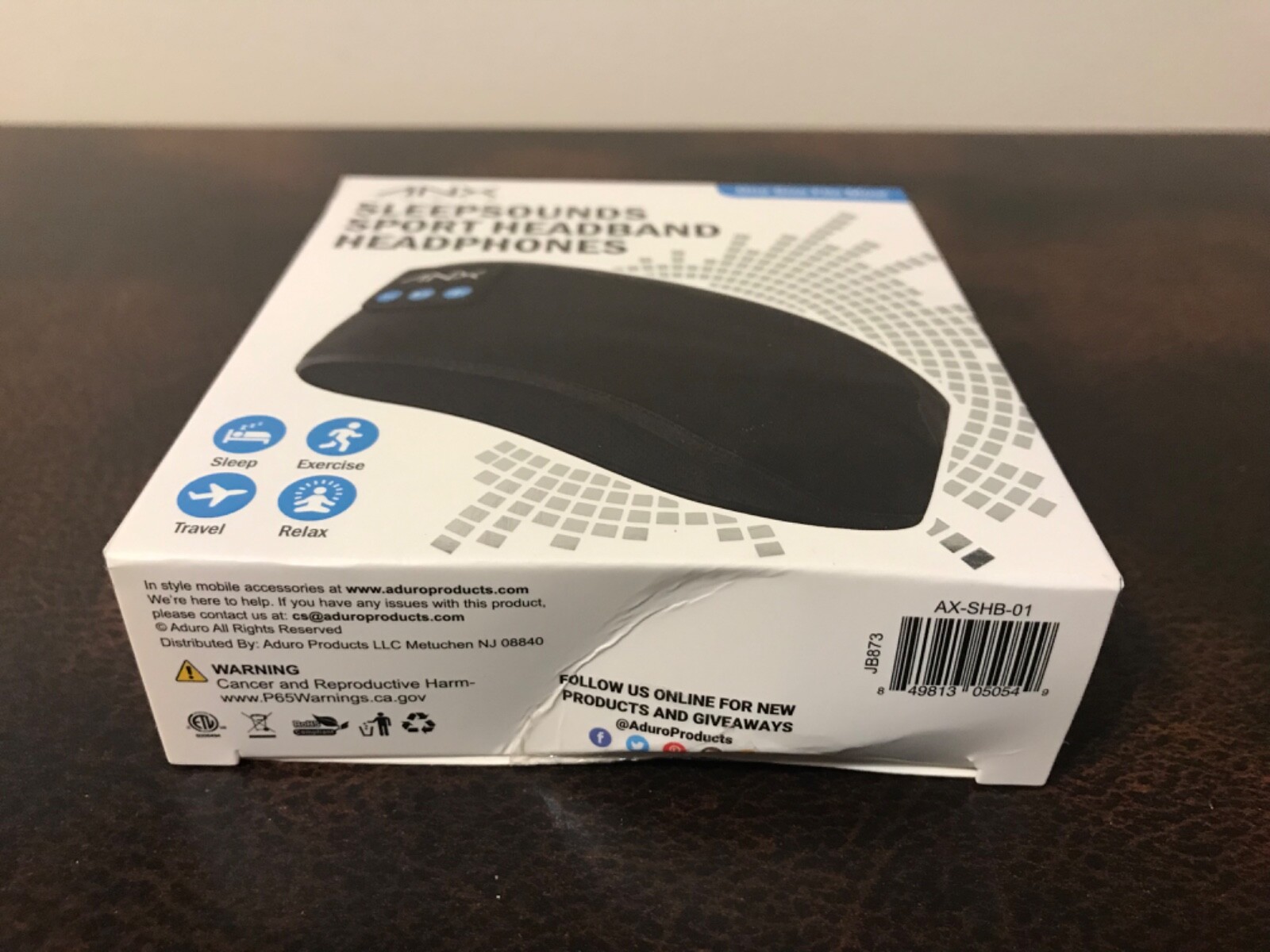 ANX Sleepsounds Sport Headband Headphones Wireless One Size Fits Most